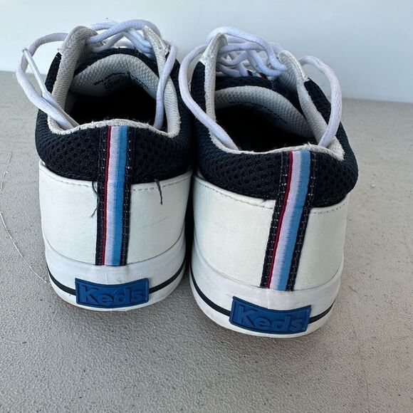 Ladies Size 9 Keds Rebel White Leather Sneaker Workout Casual - Picture 5 of 8